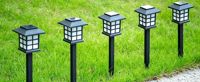 2/4/6/8 Pack Solar LED Pathway Lights Outdoor Waterproof Decorative Garden Lights Landscape Street Lamp for Patio Driveway Yard
