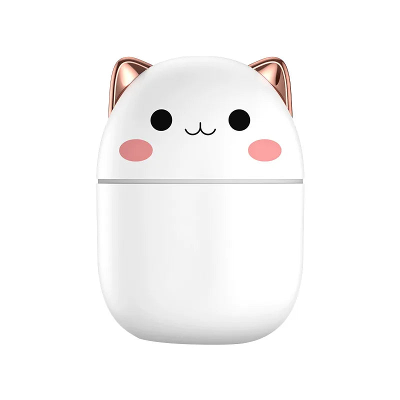 Kawaii 200ml Portable Humidifier with Night Light and Aroma Diffuser