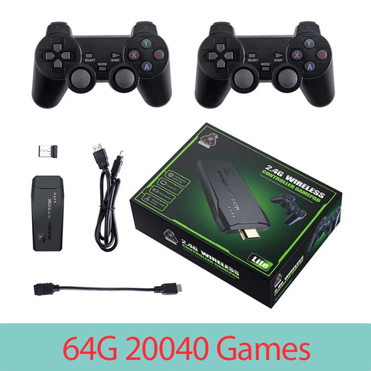 Consola Retro M8 4K con 20.000 Juegos + Mandos Inalámbricos – Compatible PS1