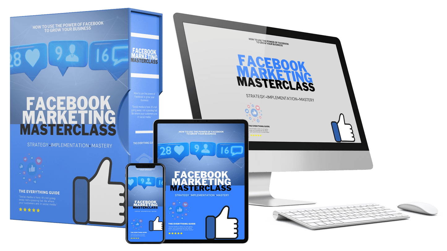 Facebook Marketing Masterclass 2025 – Guía PDF + Checklist + Resource Sheet + Mindmap | Kit de Facebook (EN INGLÉS)