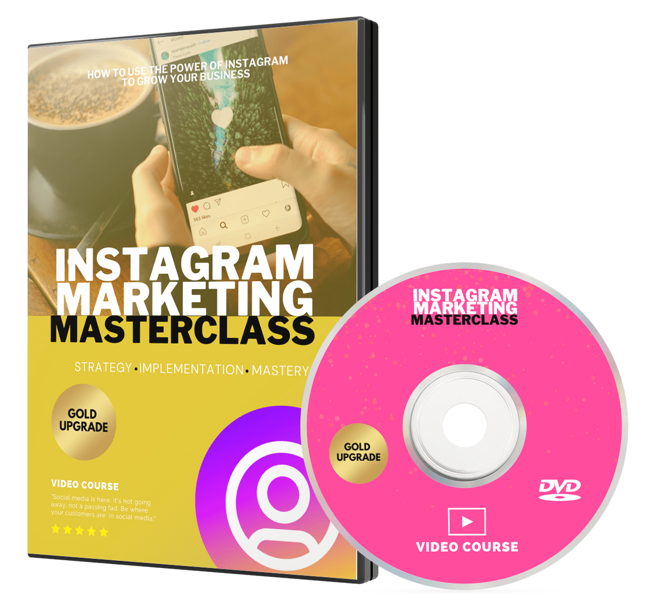 Instagram Marketing Masterclass 2025 – Curso en Vídeo (10 lecciones) + Guía PDF, Slides & Checklist | Kit Instagram (EN INGLÉS)