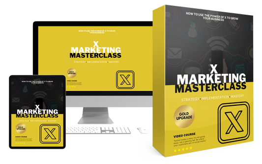 Marketing en X: De Básico a Experto (Video Upgrade) - Sencillo y claro. Destaca la progresión de conocimientos.